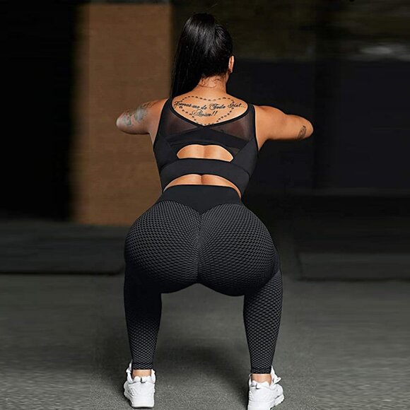 Honeycomb Scrunch Leggings - Picture 5 of 6